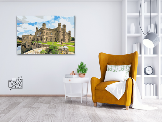 Paint by number - Leeds Castle, England 2