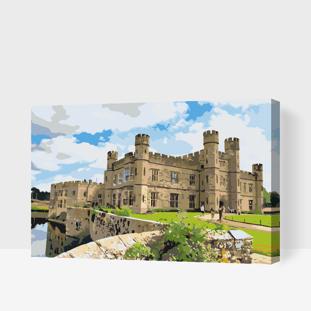 Paint by number - Leeds Castle, England 2