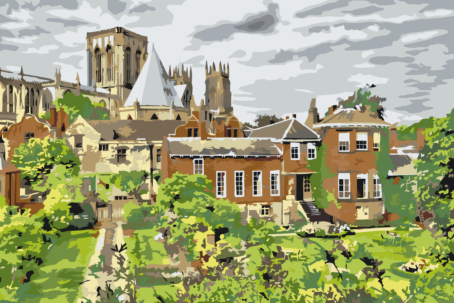 Paint by number - York, England