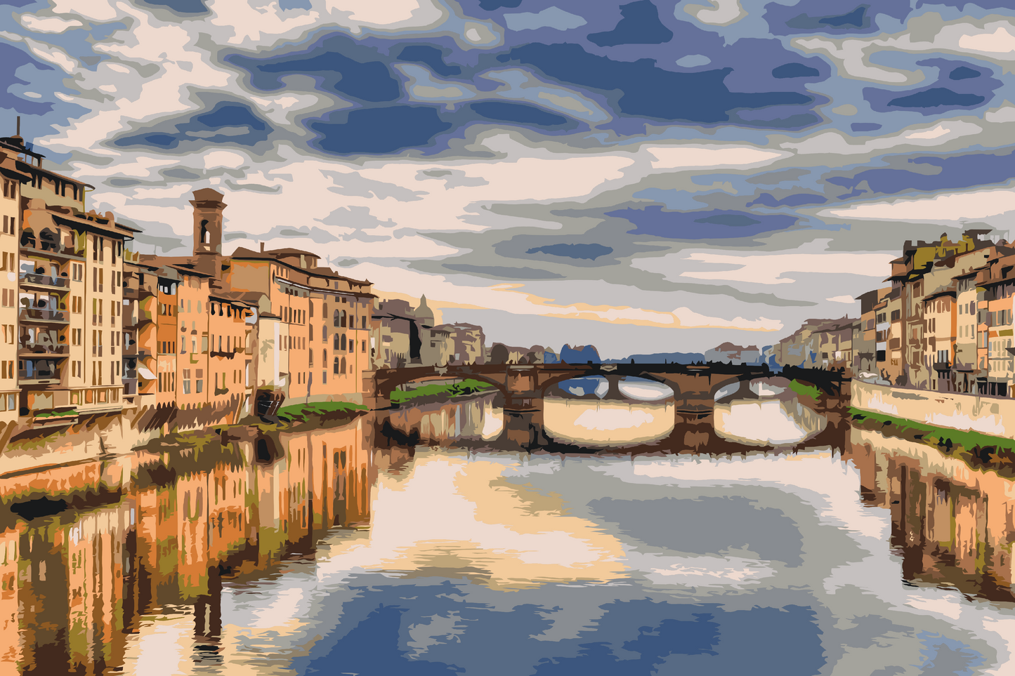 Paint by number - Floden Arno