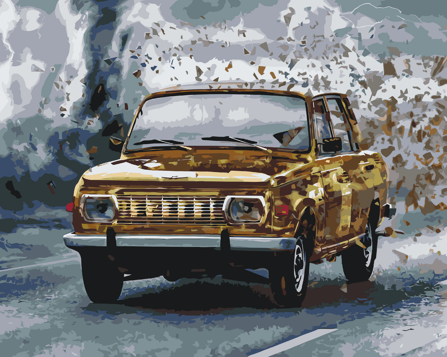 Paint by number - Wartburg 353