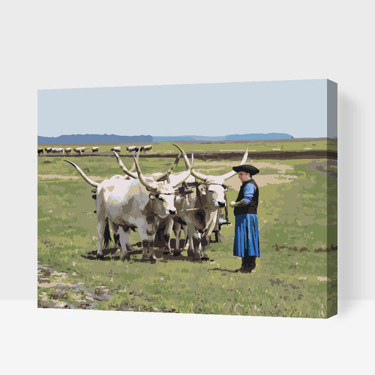 Paint by number - Hortobagy Nationalpark, Ungarn