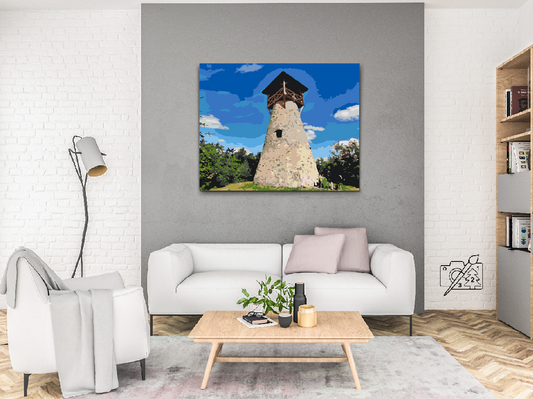 Paint by number - Bobovec Udkigstårn, Slovakiet