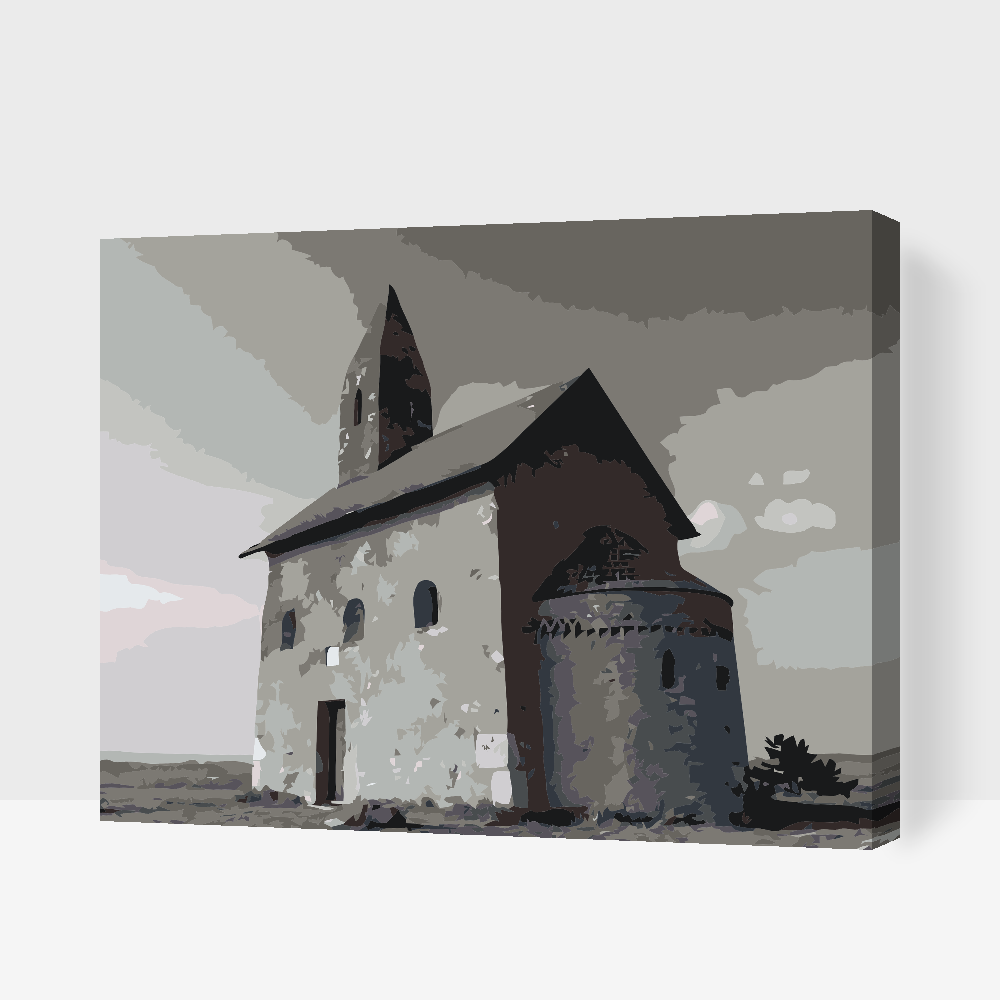 Paint by number - Dražďov Kirke, Nitra
