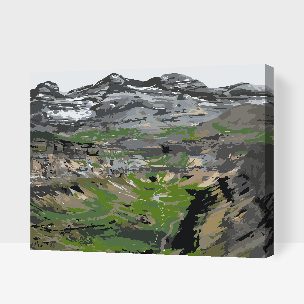 Paint by number - Ordesa-kløften, Spanien