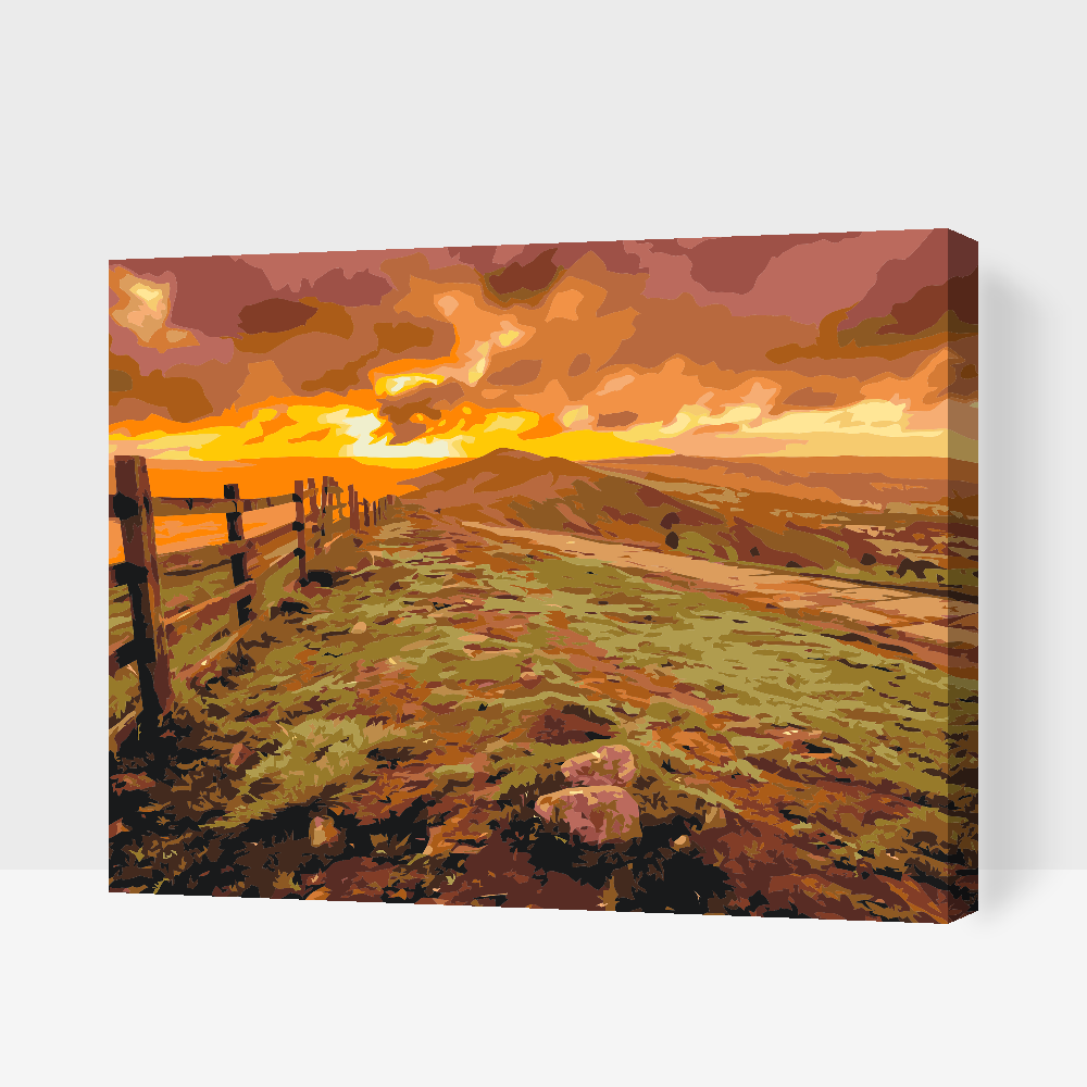 Paint by number - Peak District - Nationalpark, Storbritannien 2