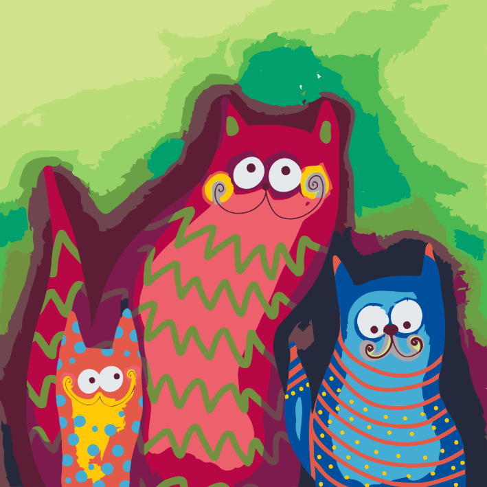 Paint by number - Killinger til børn