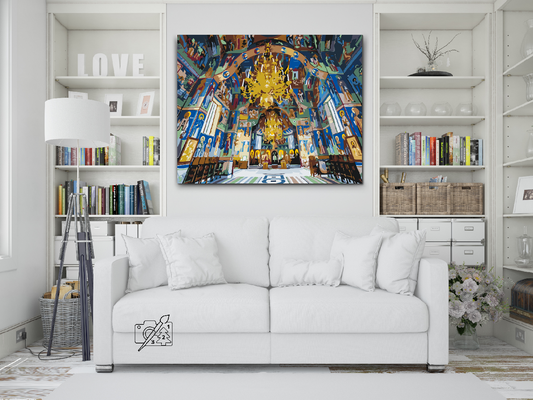 Paint by number - Sihastria. Klosteret, Rumænien