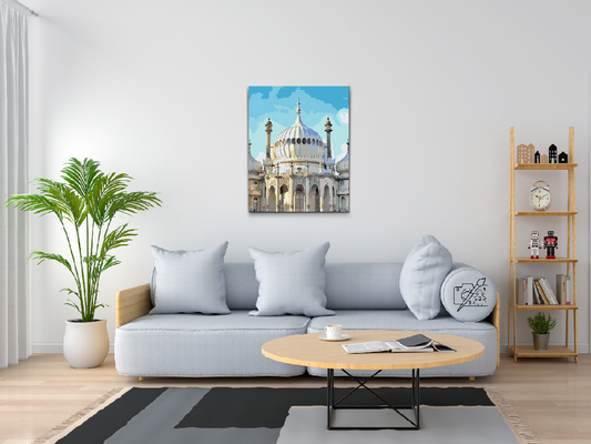 Paint by number - Royal Pavilion, Brighton - England