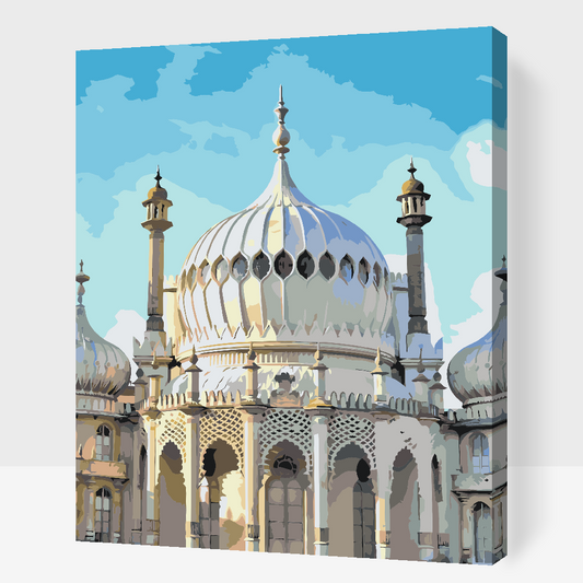 Paint by number - Royal Pavilion, Brighton - England