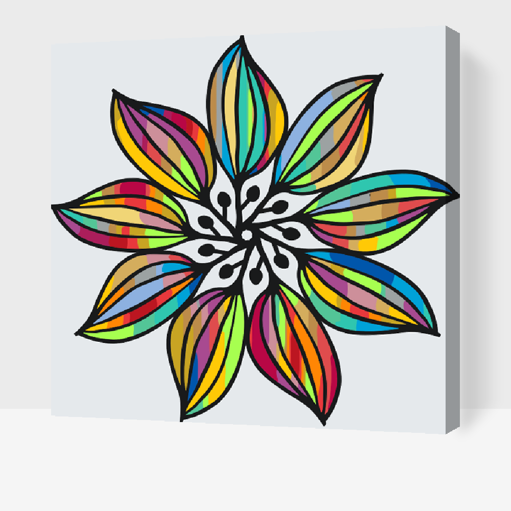 Paint by number - Mandala8