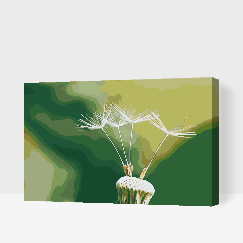 Paint by number - Mælkebøtte