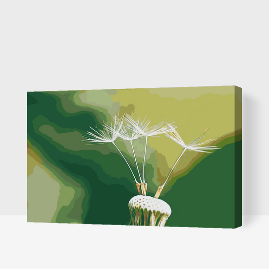 Paint by number - Mælkebøtte