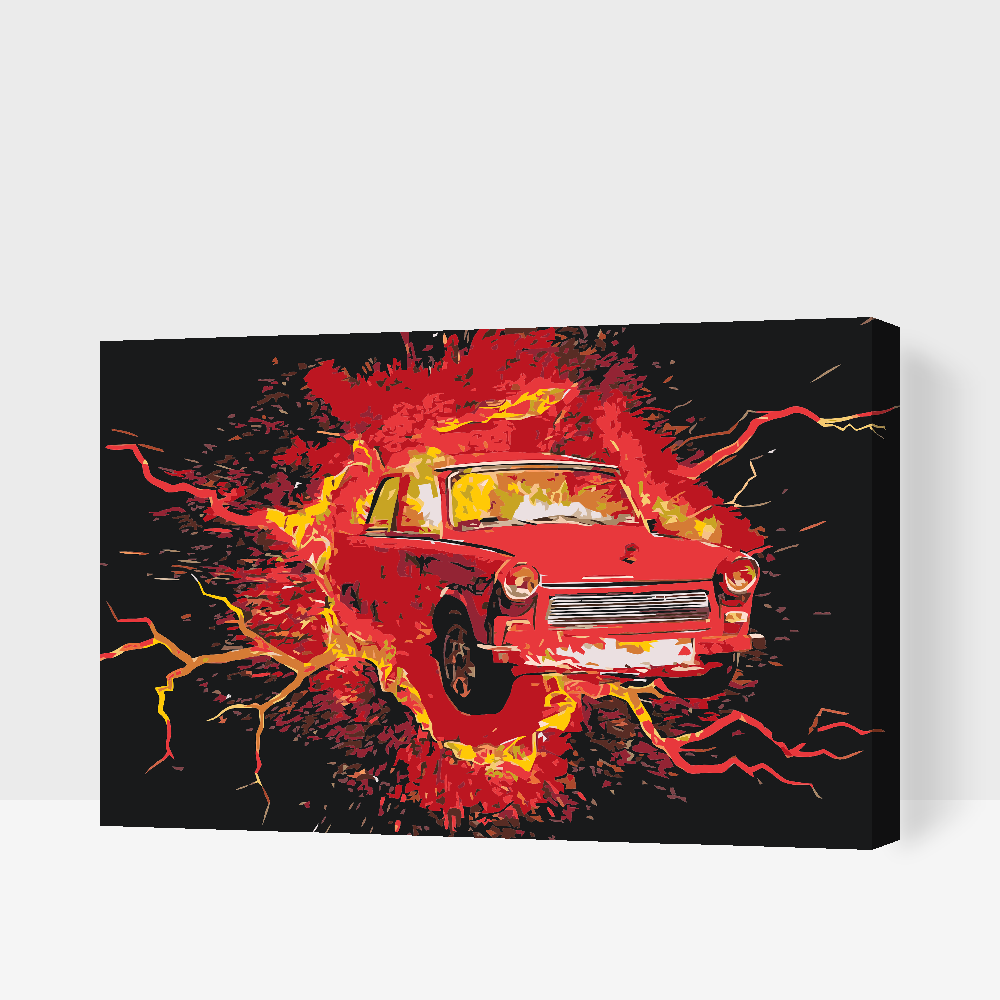 Paint by number - Trabant