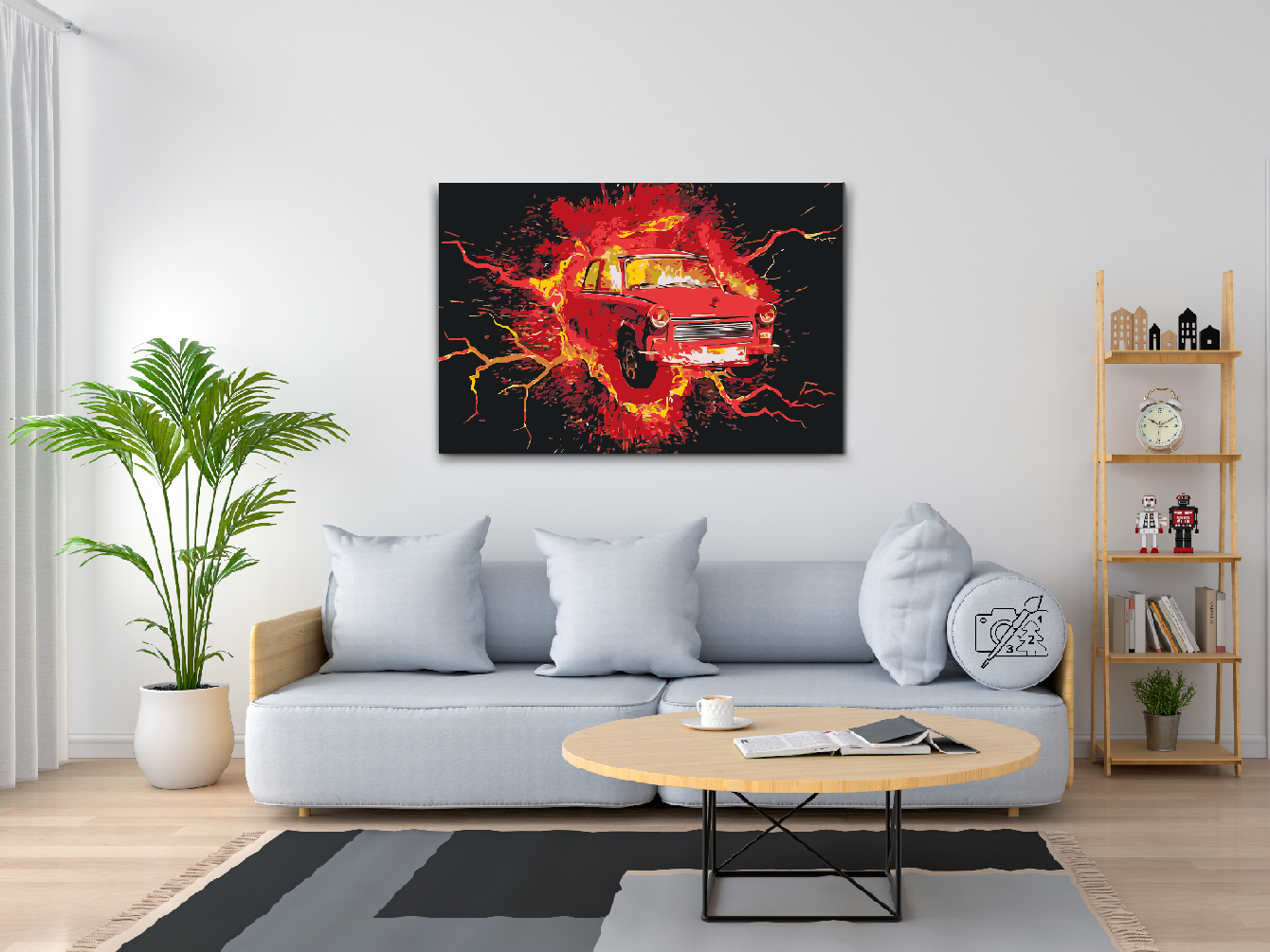 Paint by number - Trabant