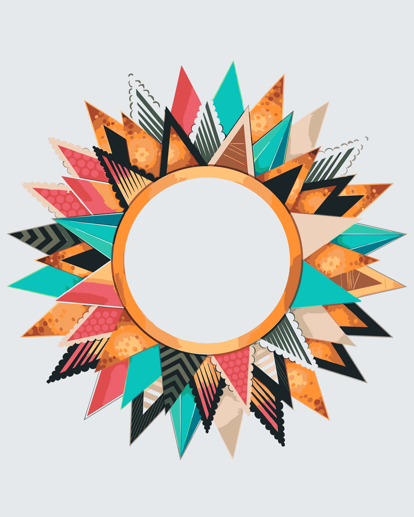 Paint by number - Mandala7