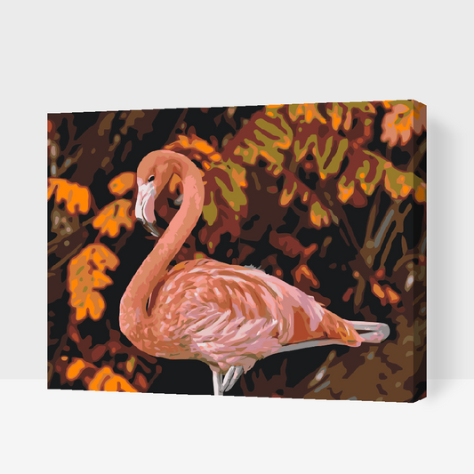 Paint by number - Flamingo i naturen