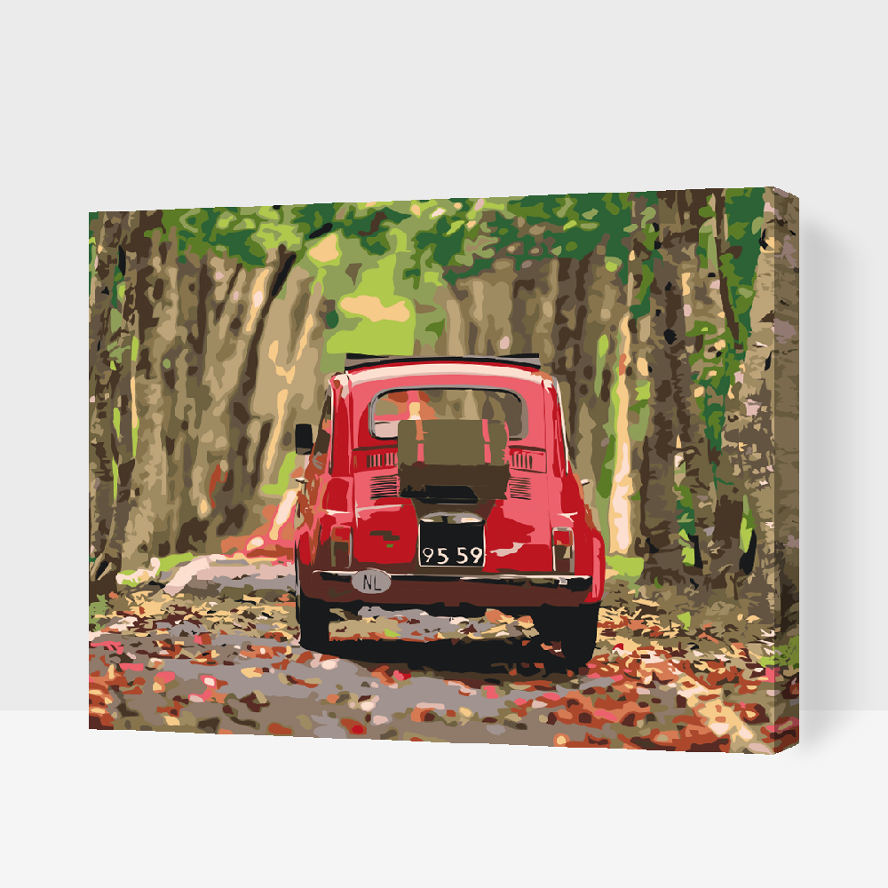 Paint by number - Fiat 500