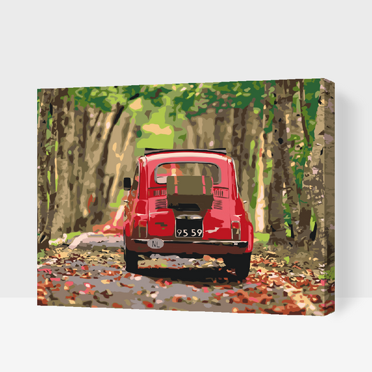 Paint by number - Fiat 500
