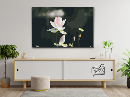 Paint by number - Lotusblomst