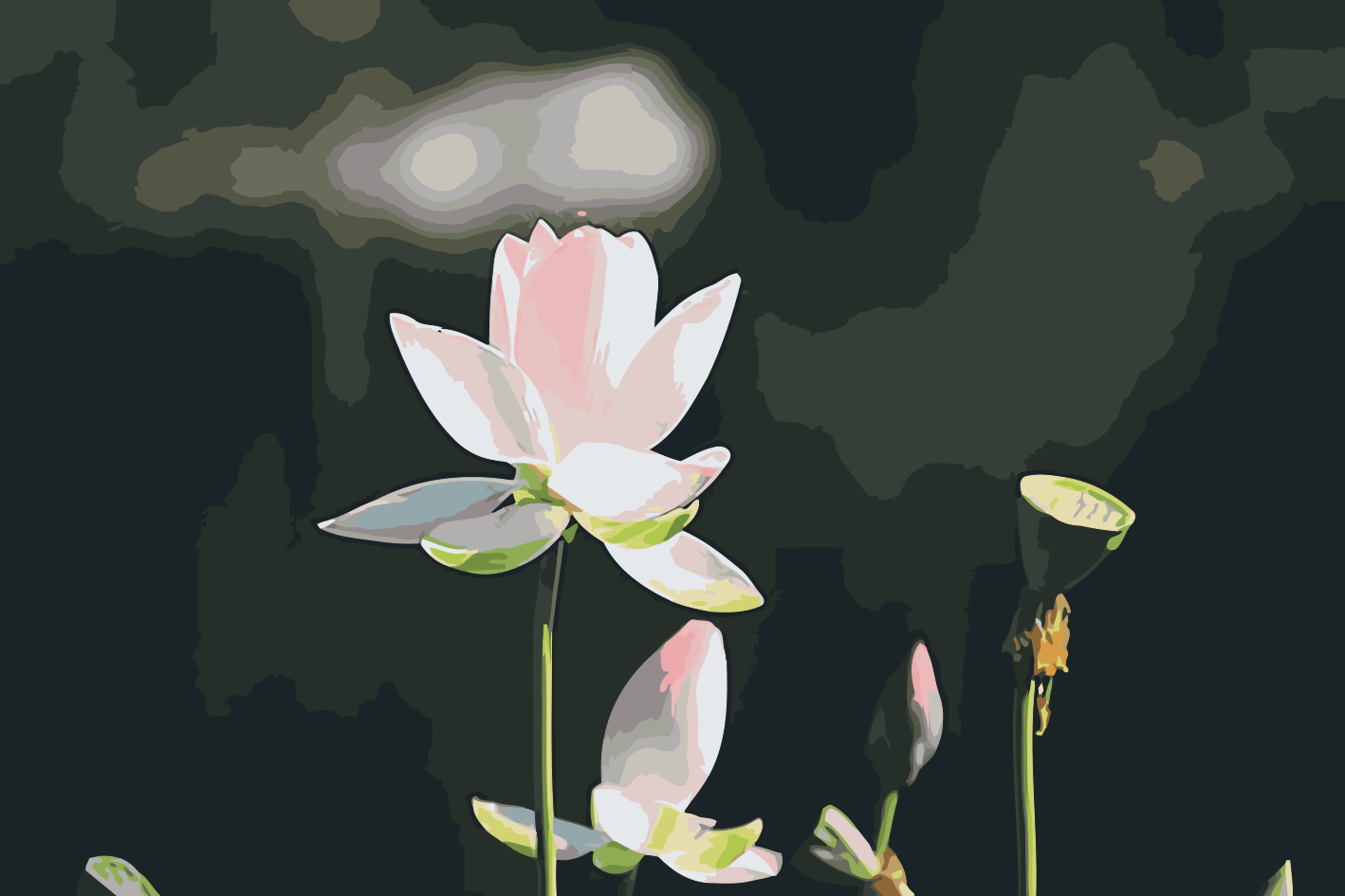 Paint by number - Lotusblomst