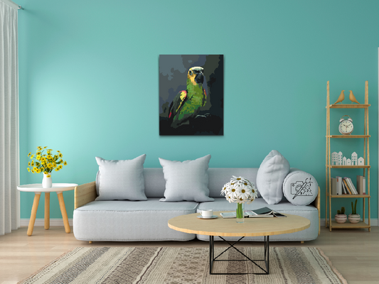 Paint by number - Amazonpapegøje