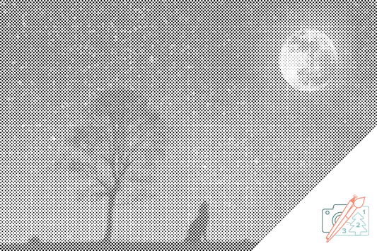 Dotting - Hylende hund ved fuldmåne