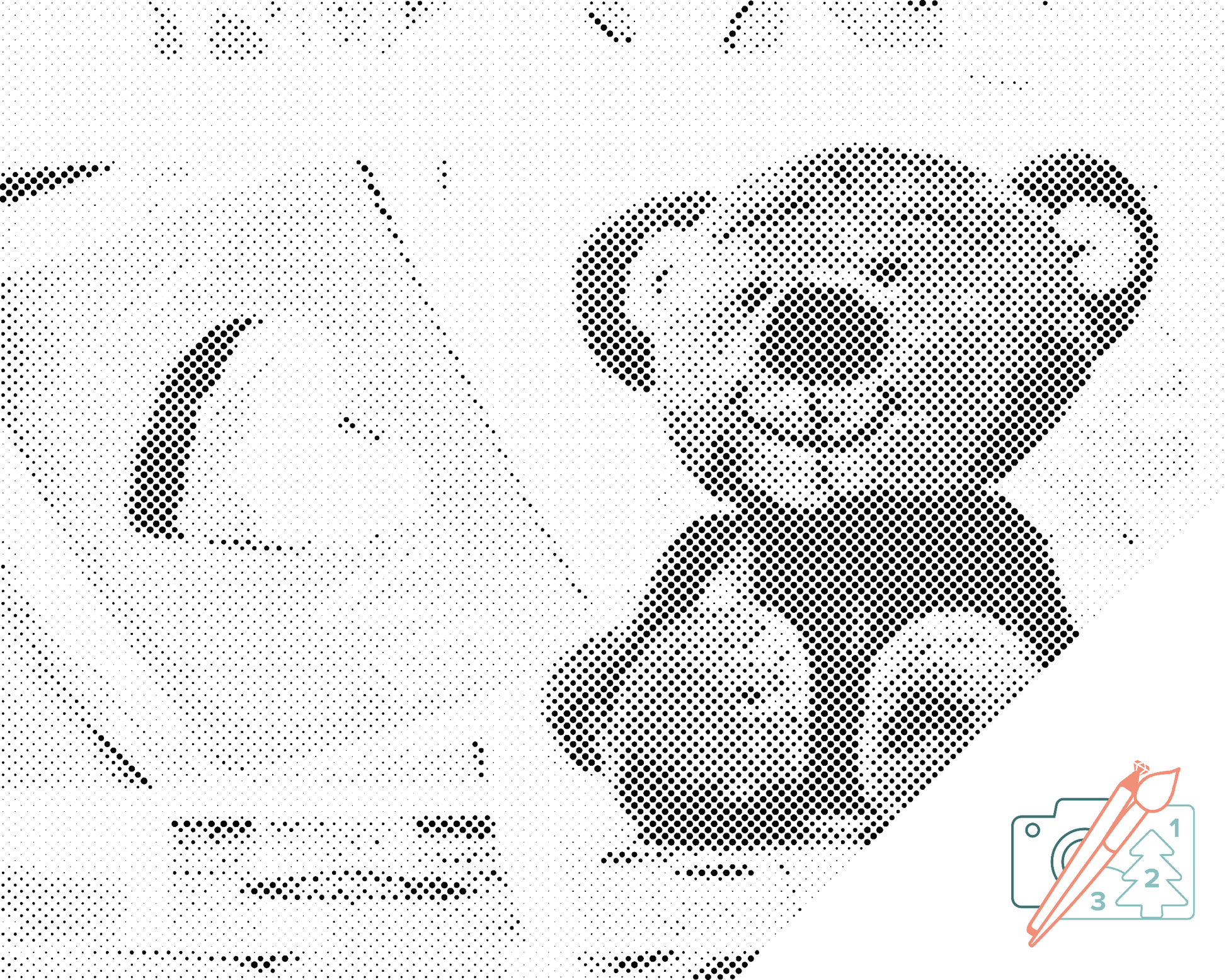 Dotting - Teddy Bear 2