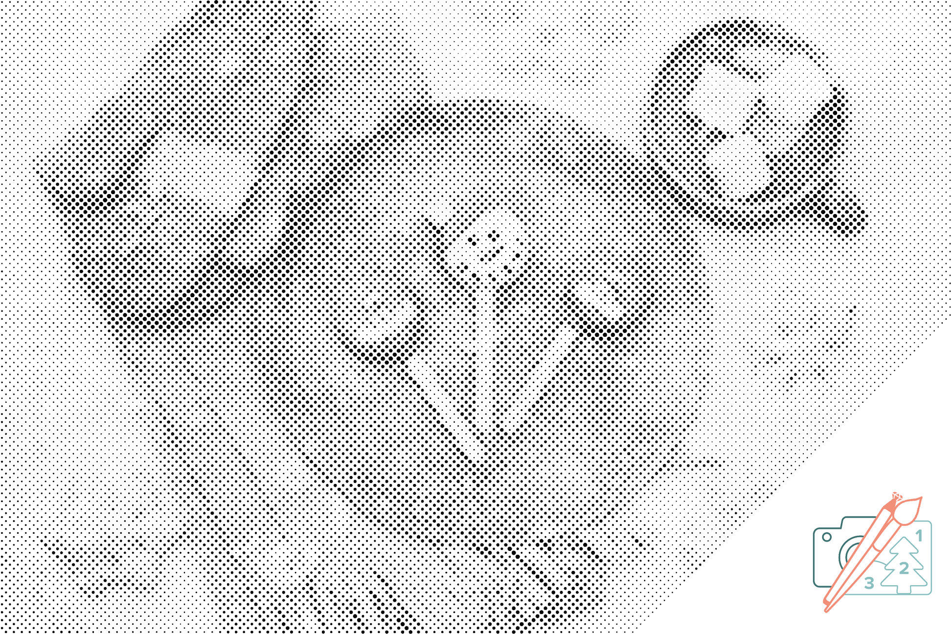Dotting - Julebaggrund 3
