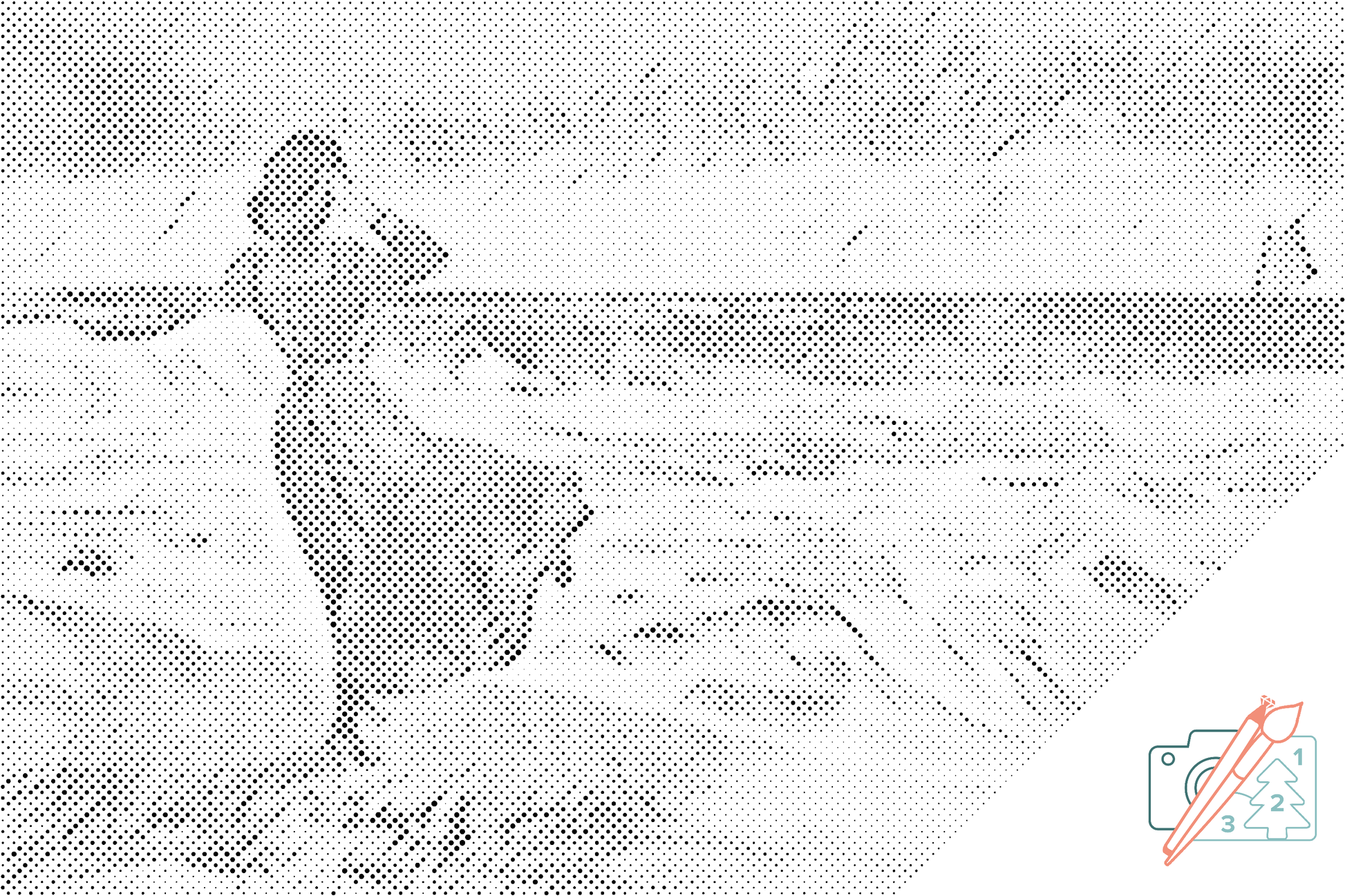 Dotting - Damen på stranden