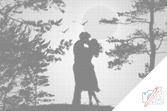 Dotting - Par forelskede ved solnedgang