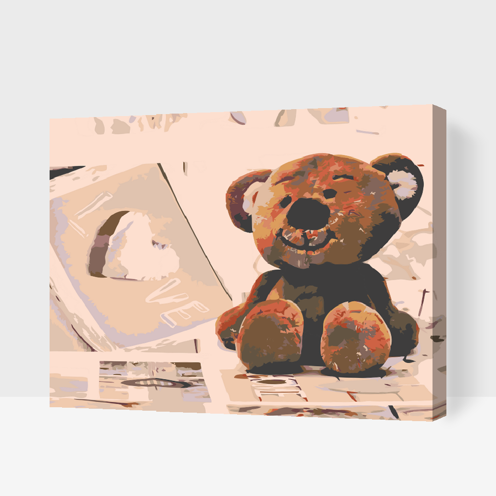 Paint by number - Teddy Bear 2
