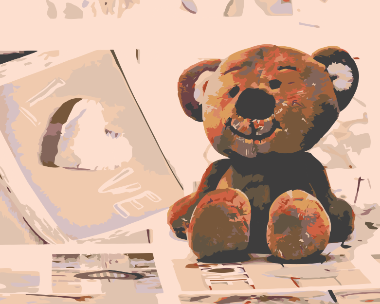Paint by number - Teddy Bear 2