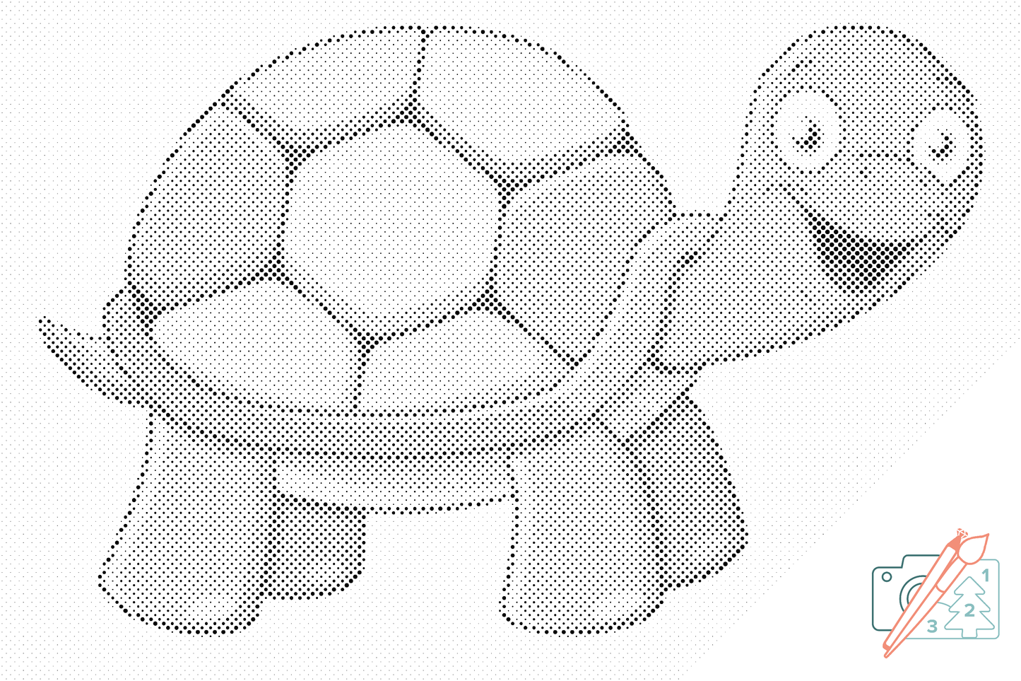 Dotting - Glad Skildpadde