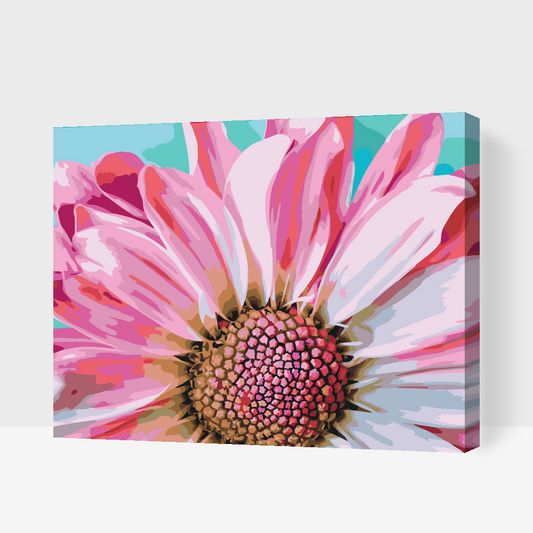 Paint by number - Blid lyserød blomst