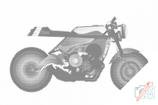 Dotting - Stilfuld motorcykel