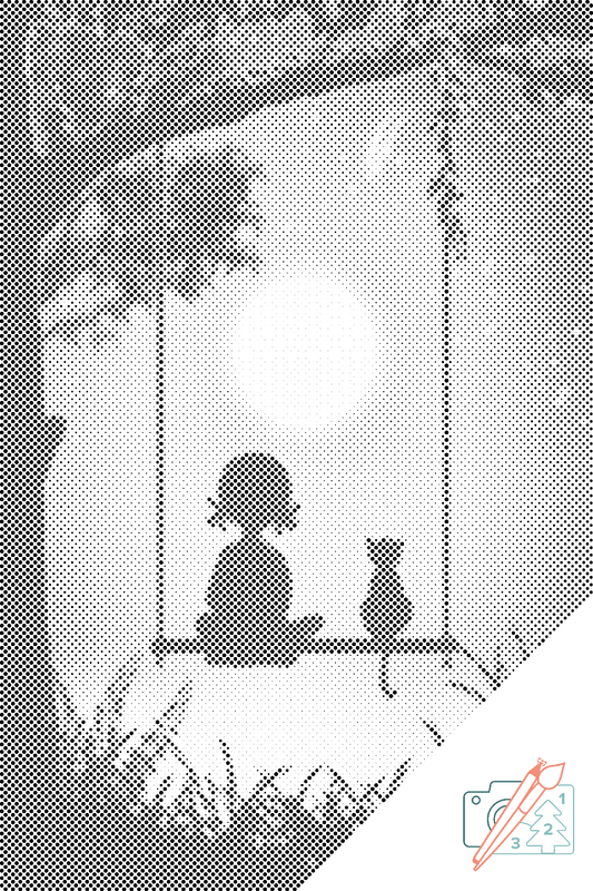 Dotting - Pige med Kat på Swin