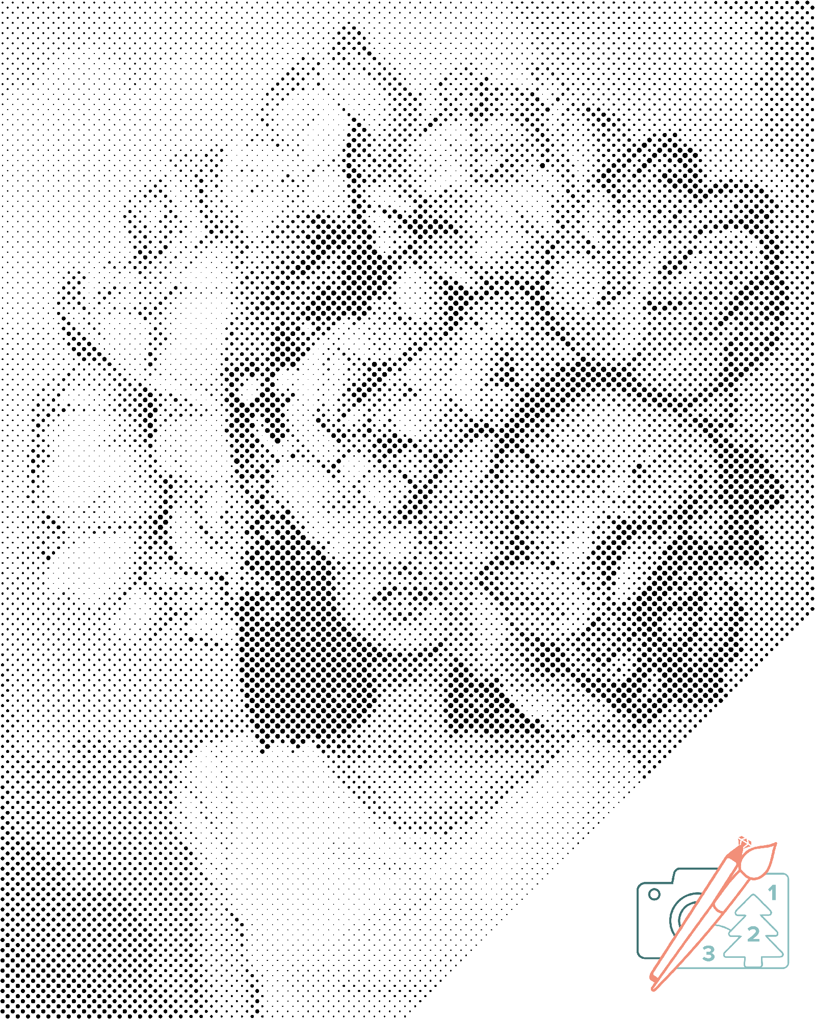 Dotting - Kvinde skjult i pæoner