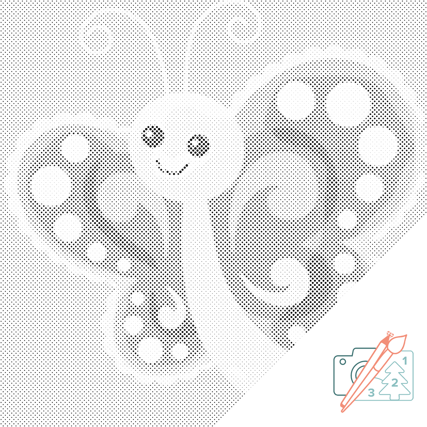 Dotting - Smilende Sommerfugl