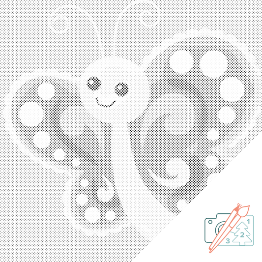 Dotting - Smilende Sommerfugl