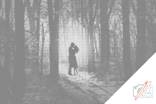 Dotting - Kærligt par i skoven