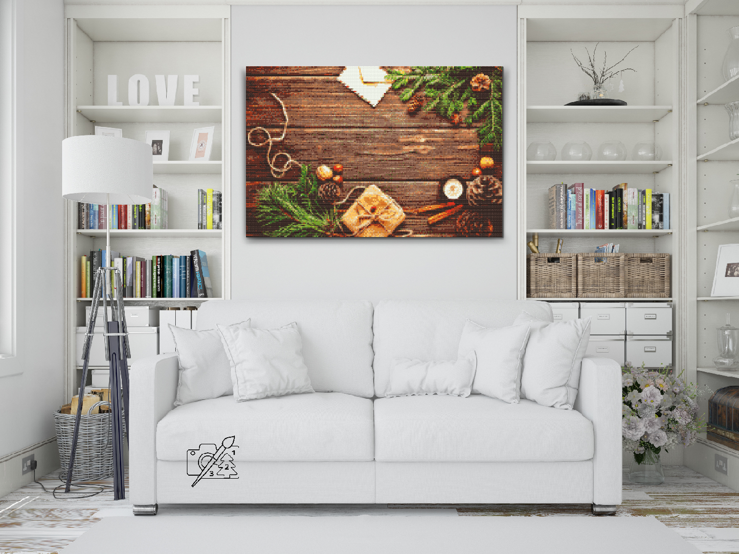 Diamond Paint - Julebaggrund