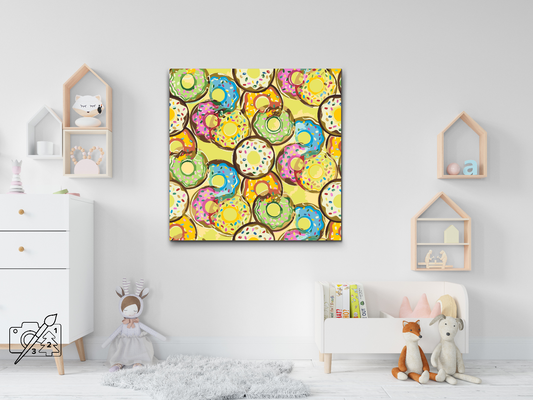 Paint by number - Donuts