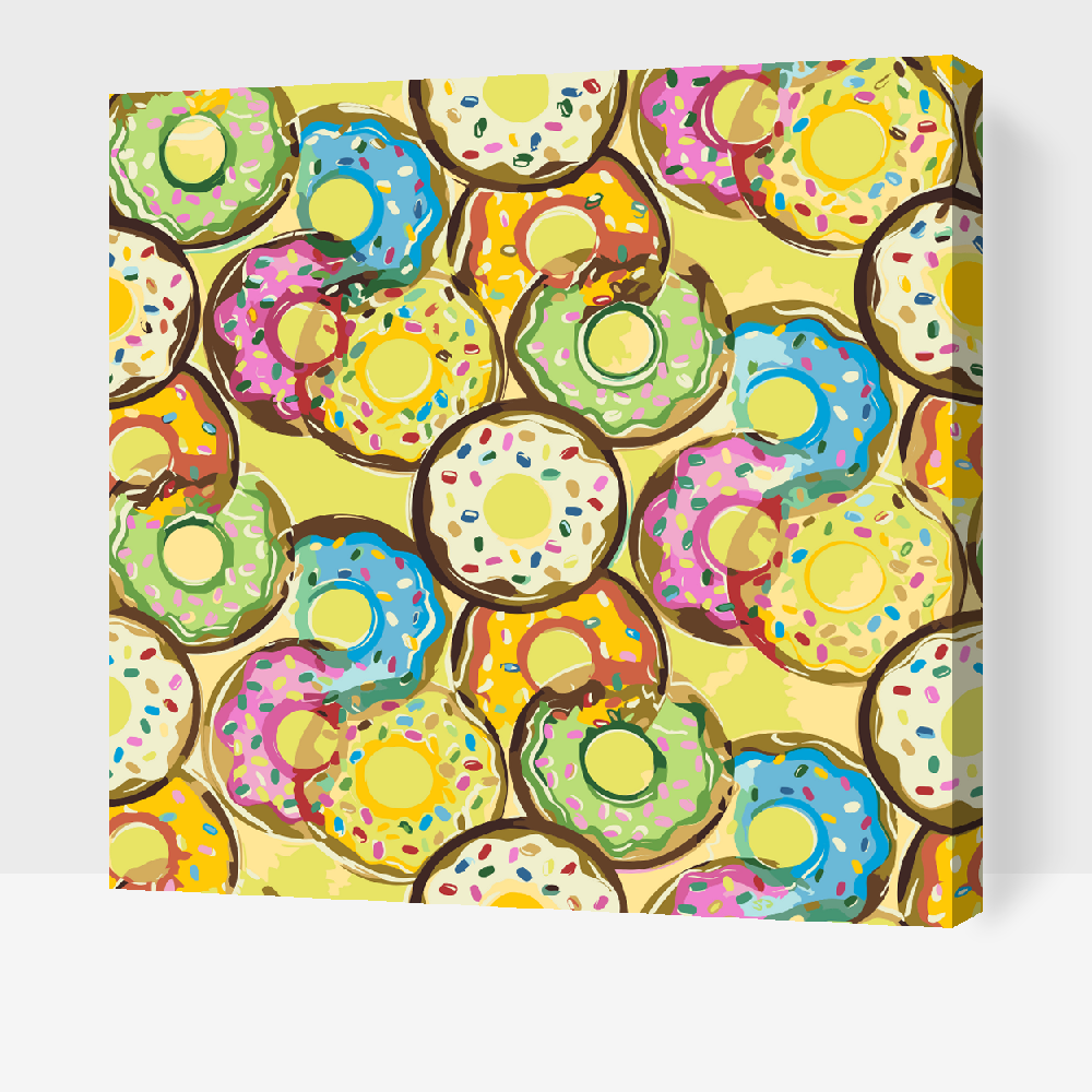 Paint by number - Donuts