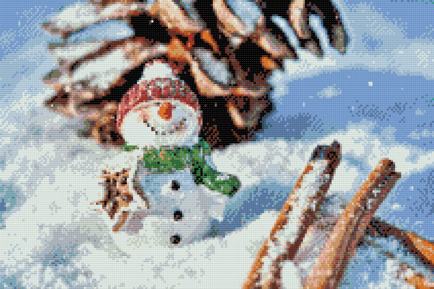 Diamond Paint - Smilende Snemand