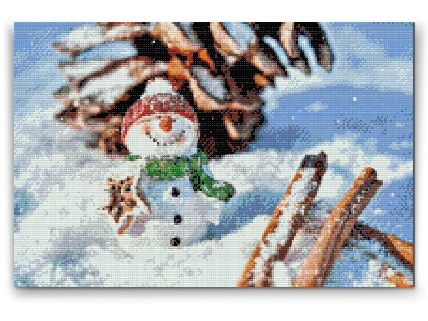 Diamond Paint - Smilende Snemand