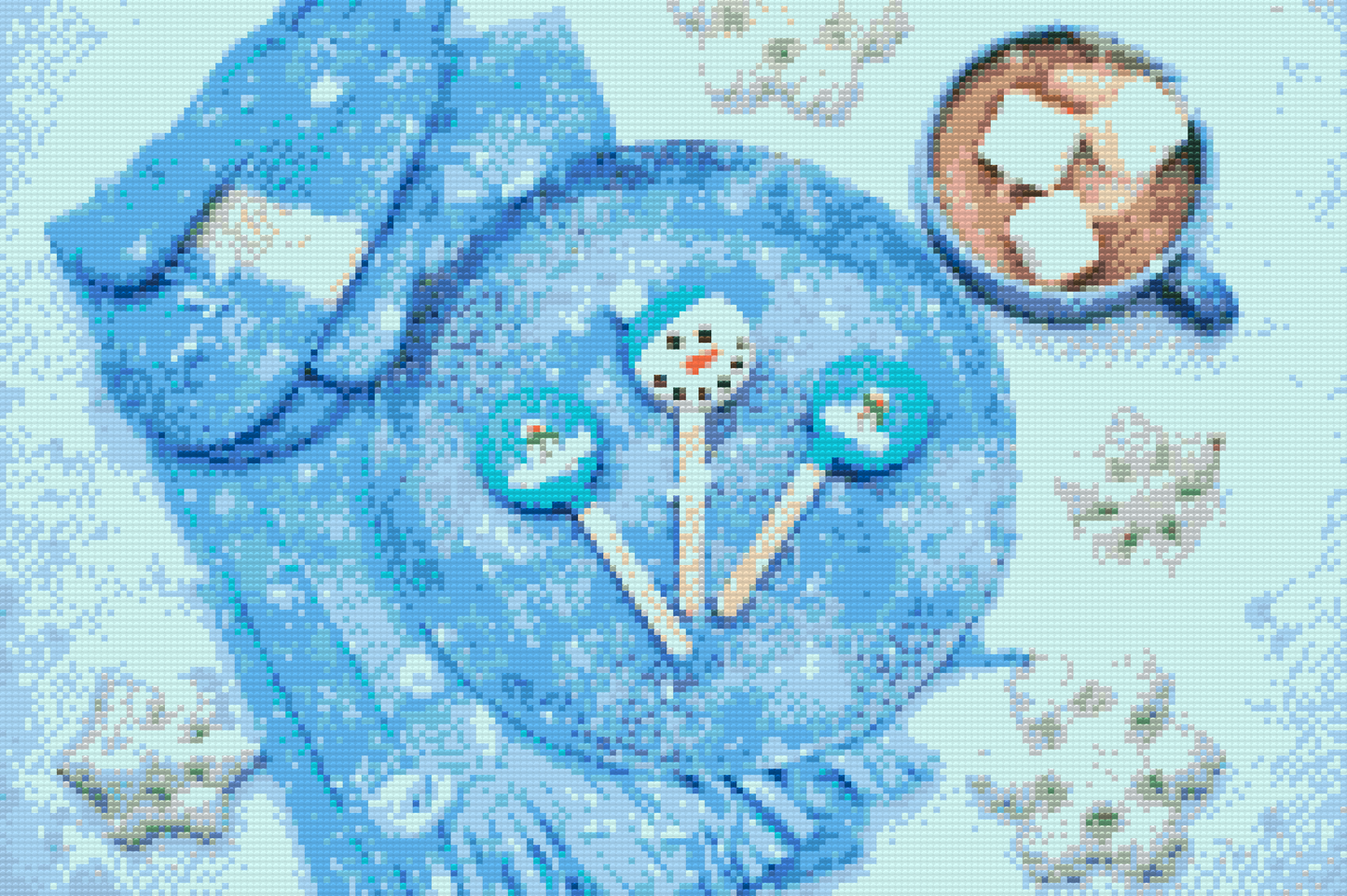 Diamond Paint - Julebaggrund 3