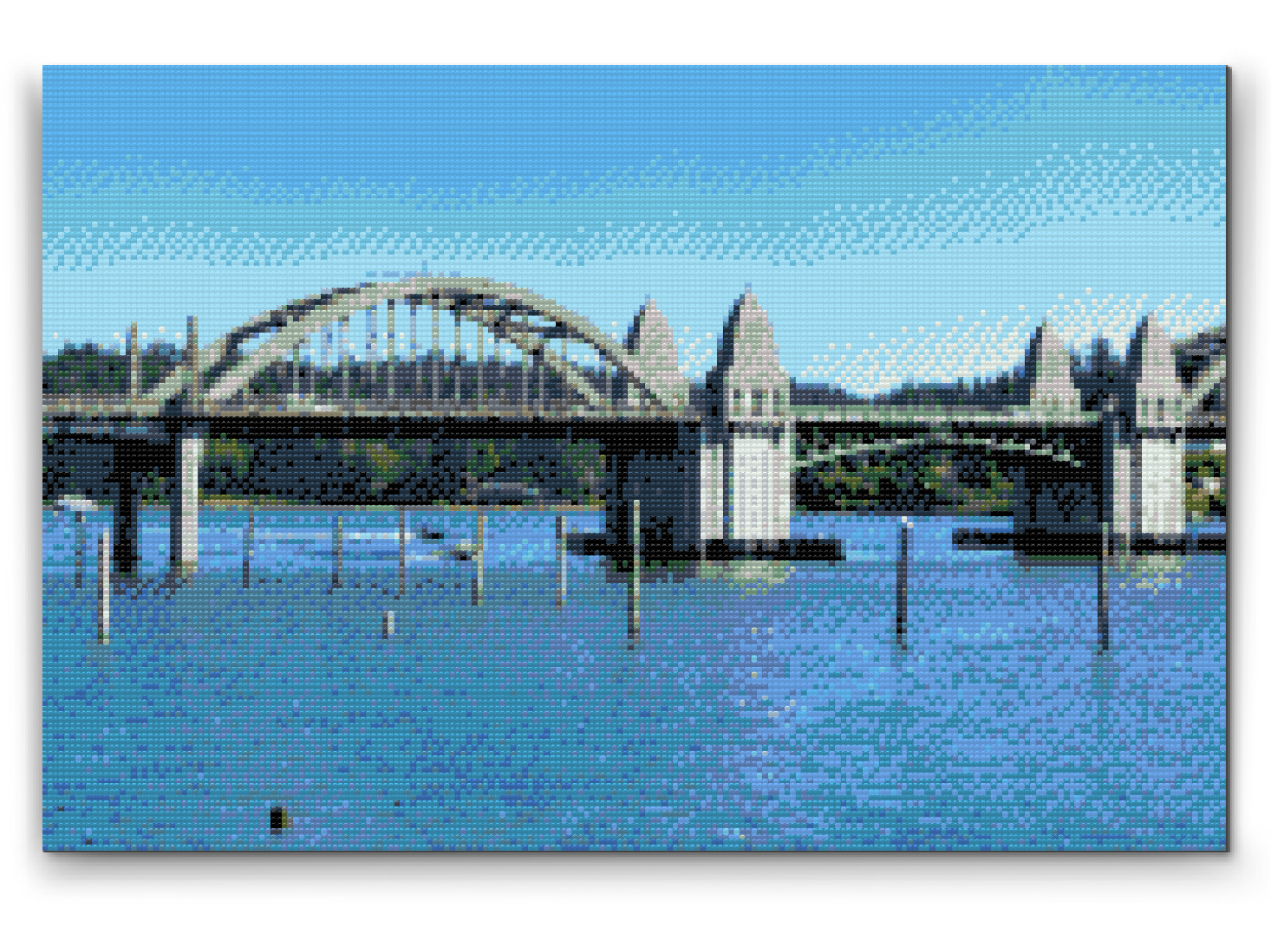 Diamond Paint - Siuslaw-flodbroen