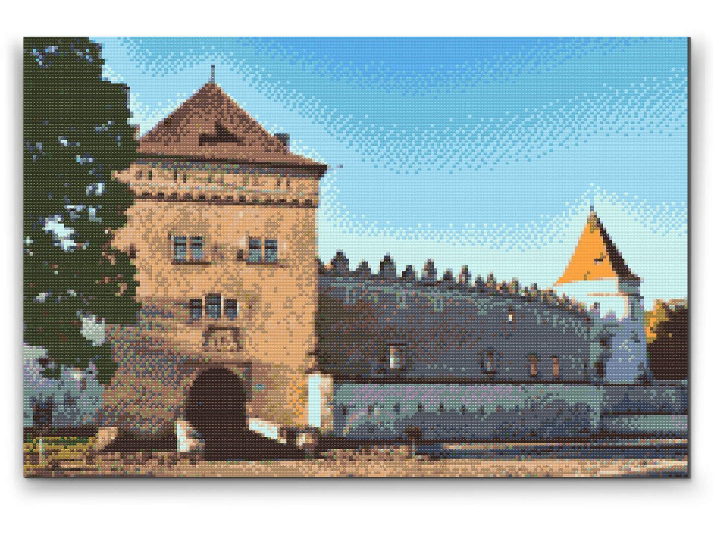 Diamond Paint - Kežmar Slot, Slovakiet