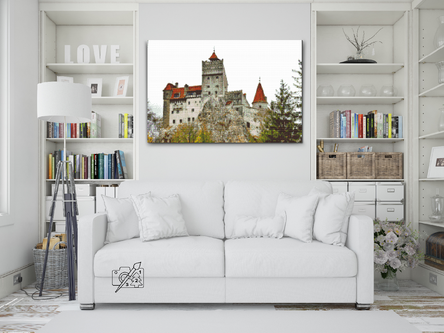 Diamond Paint - Castle Bran, Rumænien
